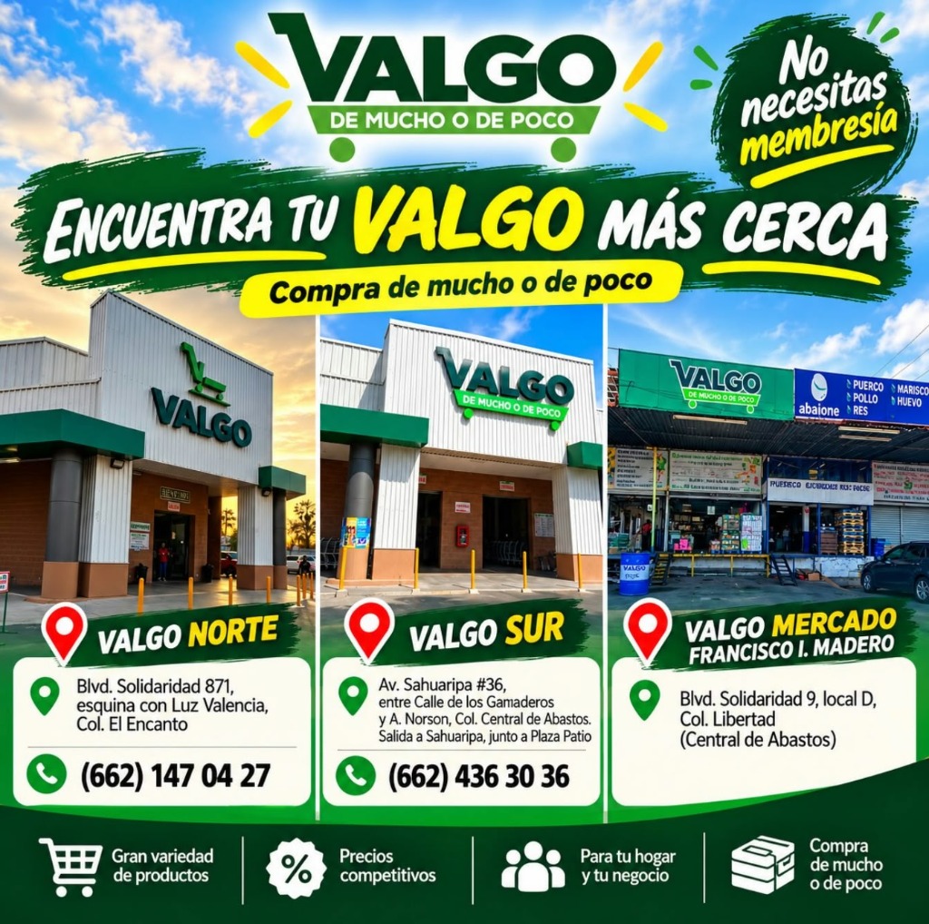 Encuentra tu Valgo Más Cerca - 3 Sucursales